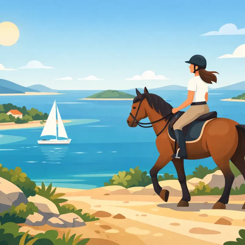 Horse Riding on Murter Island for Your Holiday