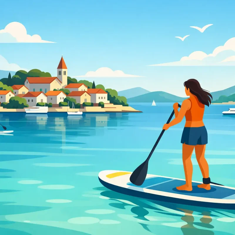 SUP Hire Murter for an Easy Island Day