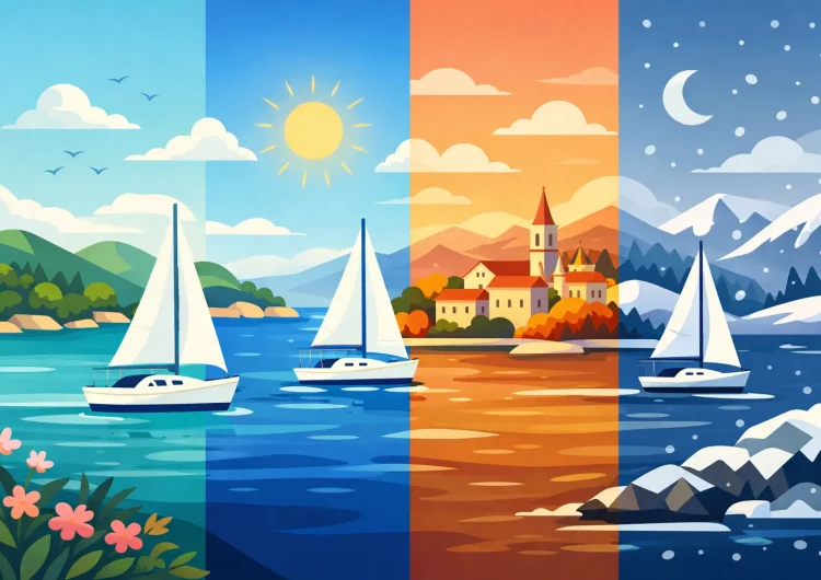 Croatia Sailing Weather Through the Seasons
