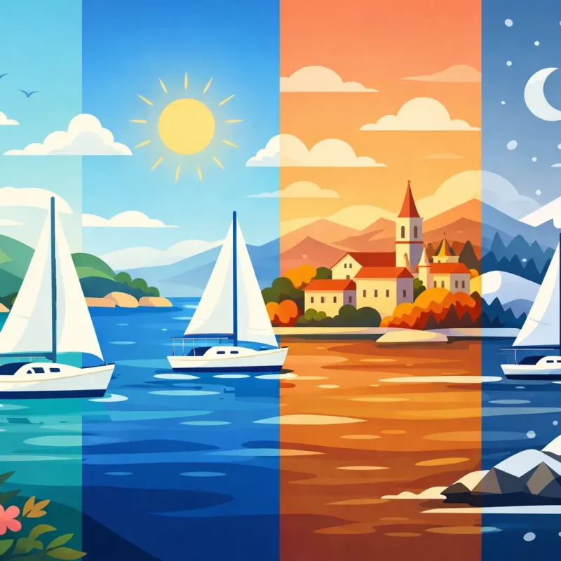 Croatia Sailing Weather Through the Seasons