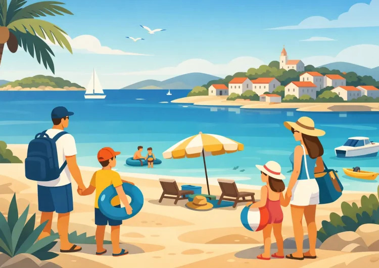 How to Organise a Family Beach Stay in Murter