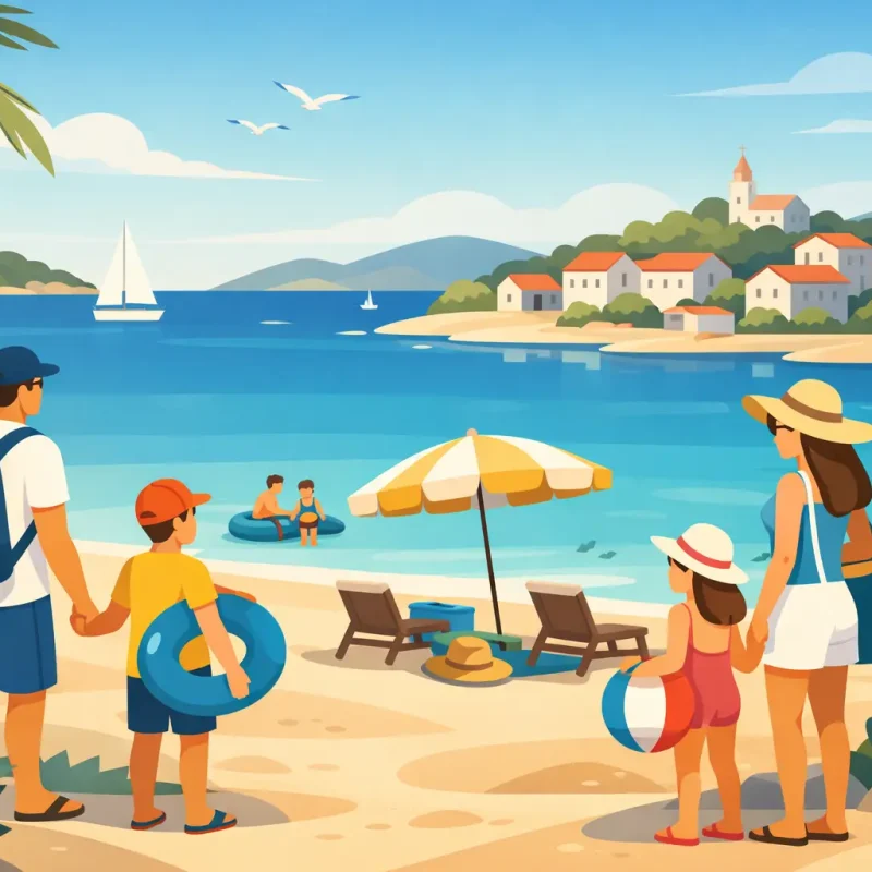 How to Organise a Family Beach Stay in Murter