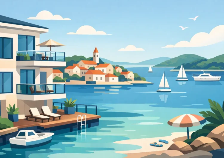 Waterfront Apartment Review for Murter Holidays